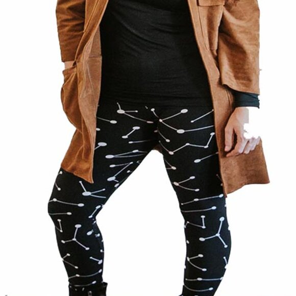 Agnes & Dora Leggings Large TC "Points of Light" NWT with Original Dust Bag - Picture 1 of 12